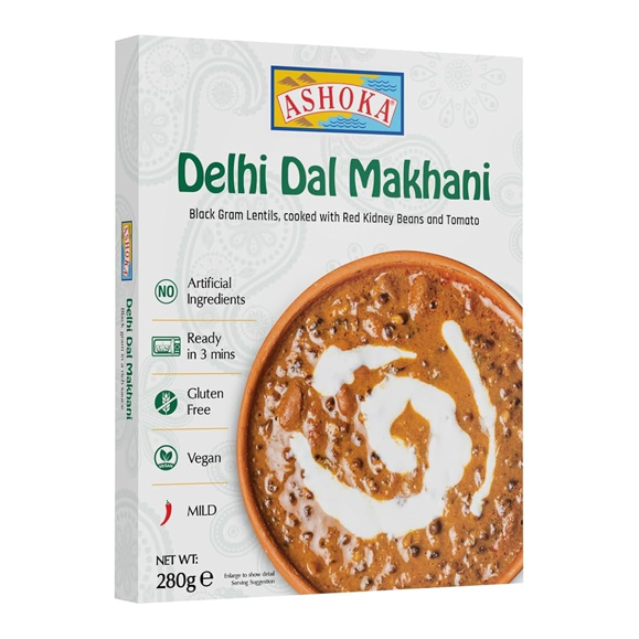 Ashoka Ready Meals Delhi Dal Makhani 280g - Dal makhani - Ashoka Fertiggerichte Dilli Dal Makhani